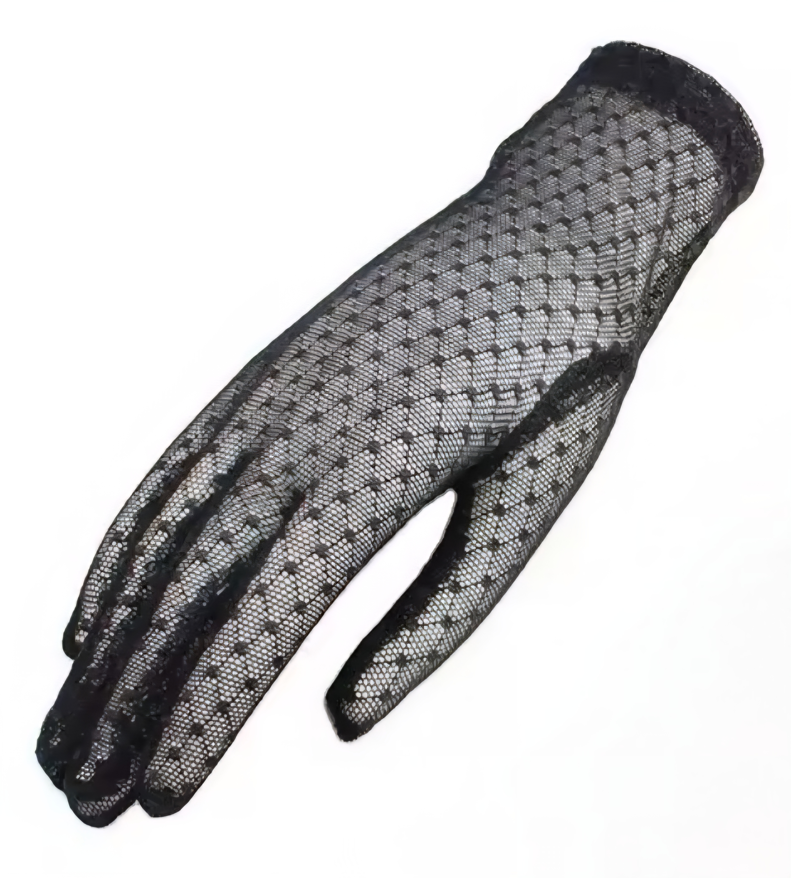 Women Summer Black Lace Gloves 1