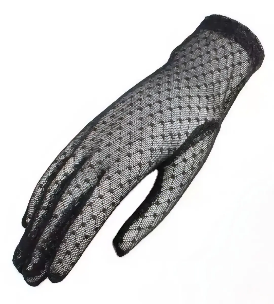 Women Summer Black Lace Gloves 1