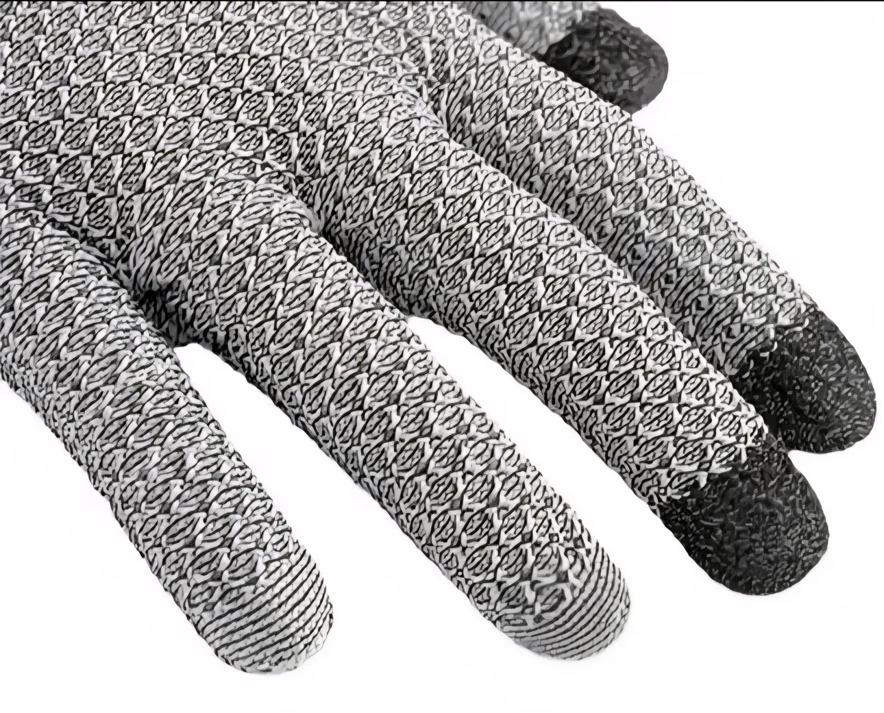 Level 5 Cut-Resistant Butcher Gloves - Food Grade Touchscreen Gray 2