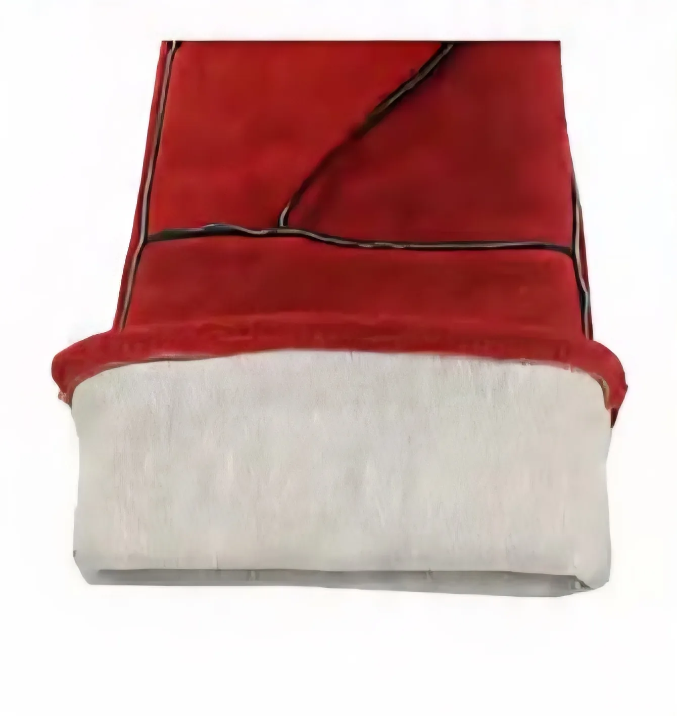 14" Cowhide Welding Gloves, MIG Stick & Blacksmith, 752°F Heat Resistant, Double-Layer Palm, Red 2